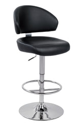T1034 Eco Leather Black Contemporary Bar Stool Model VGCBT1034N-BLK